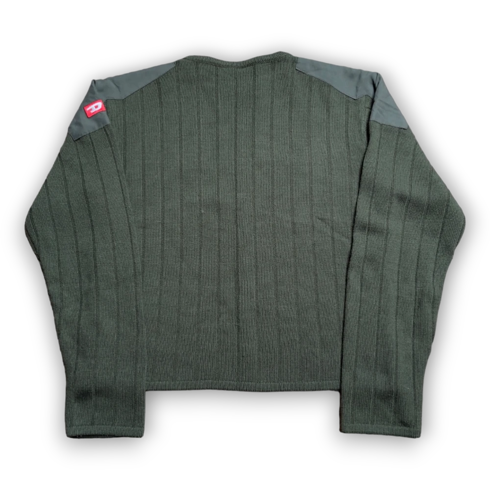 Streetwear Y2K Military green Diesel top 