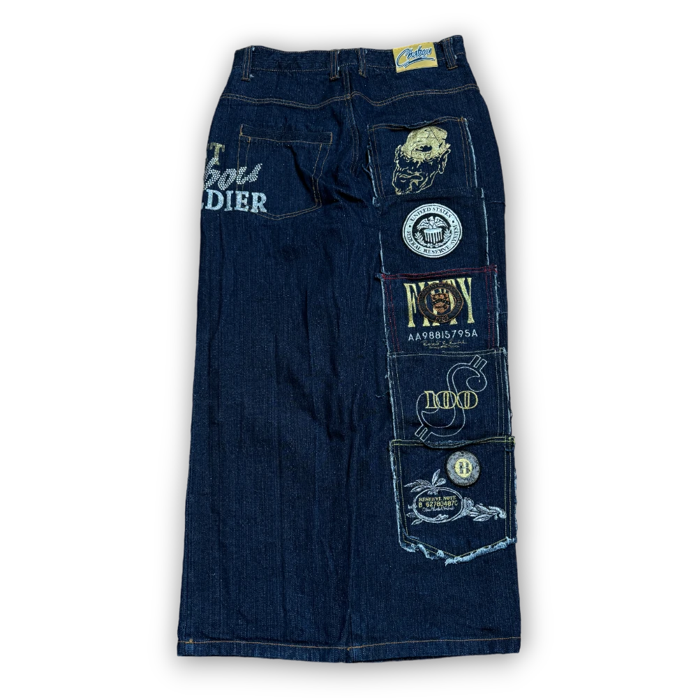 Streewtwear Vintage Baggy Jeans in blue