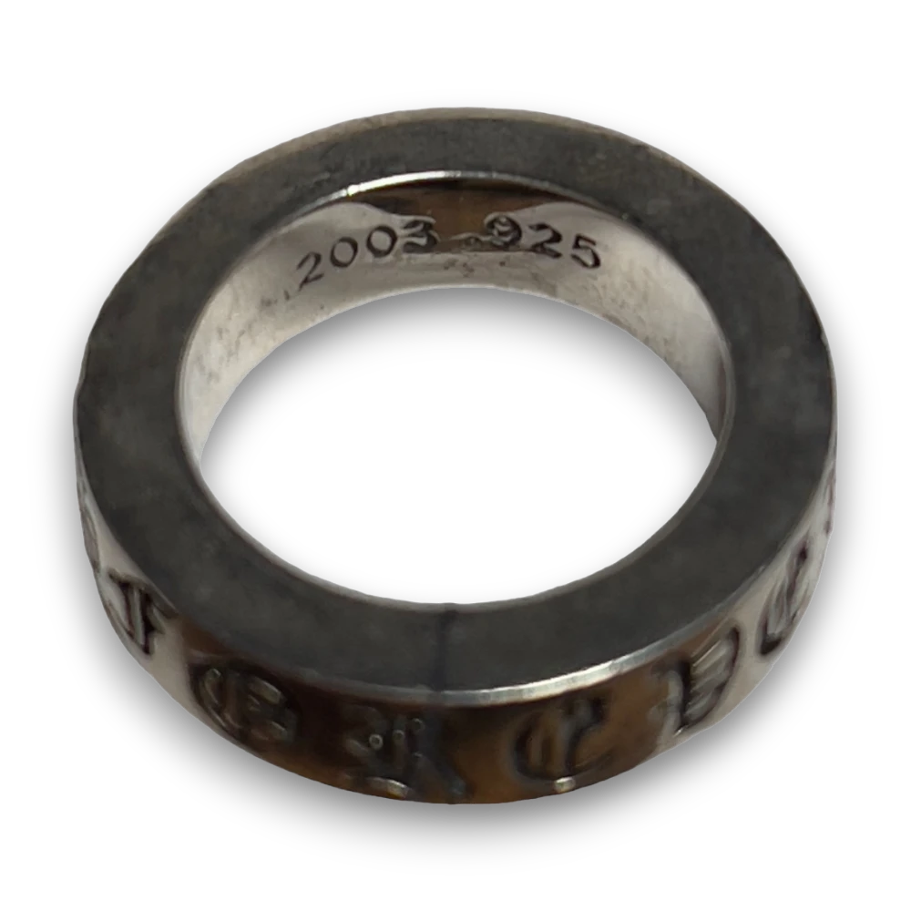 Archive Silver Chrome Hearts Ring 