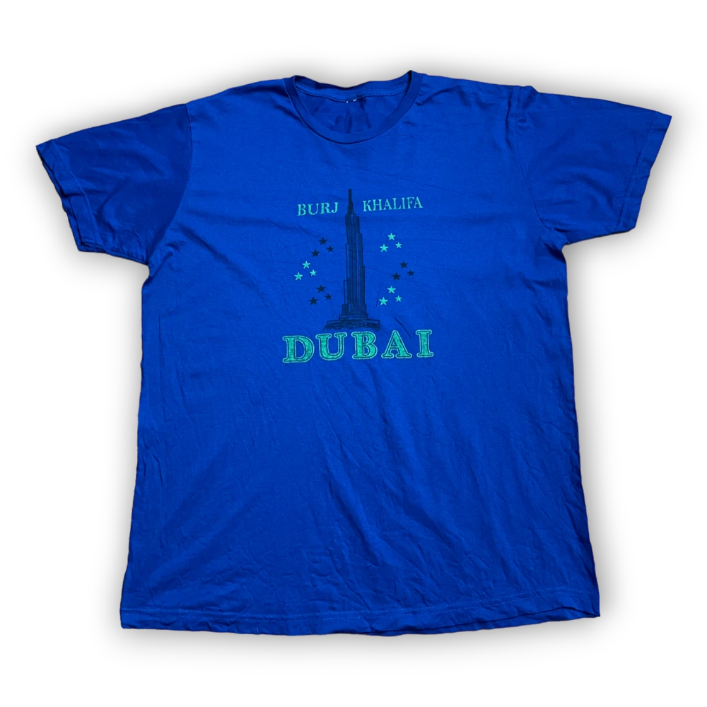 Streetwear Vintage Dubai Tshirt in blue