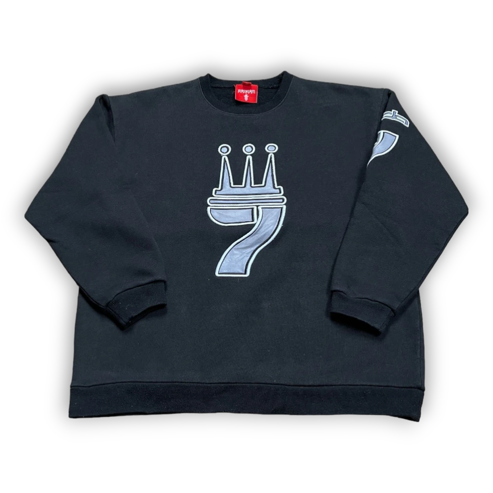 Streetwear Y2K Black Dada Supreme Sweater with embroidery