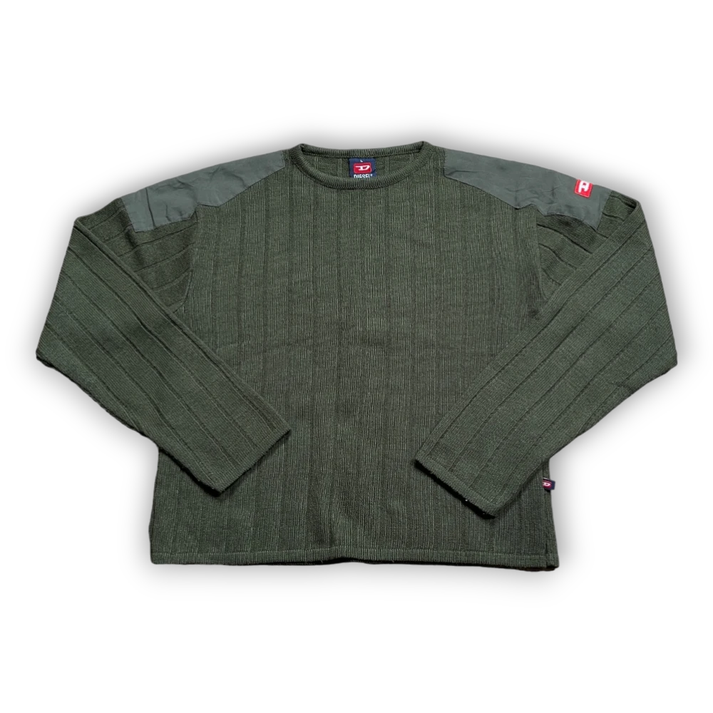 Streetwear Y2K Military green Diesel top 